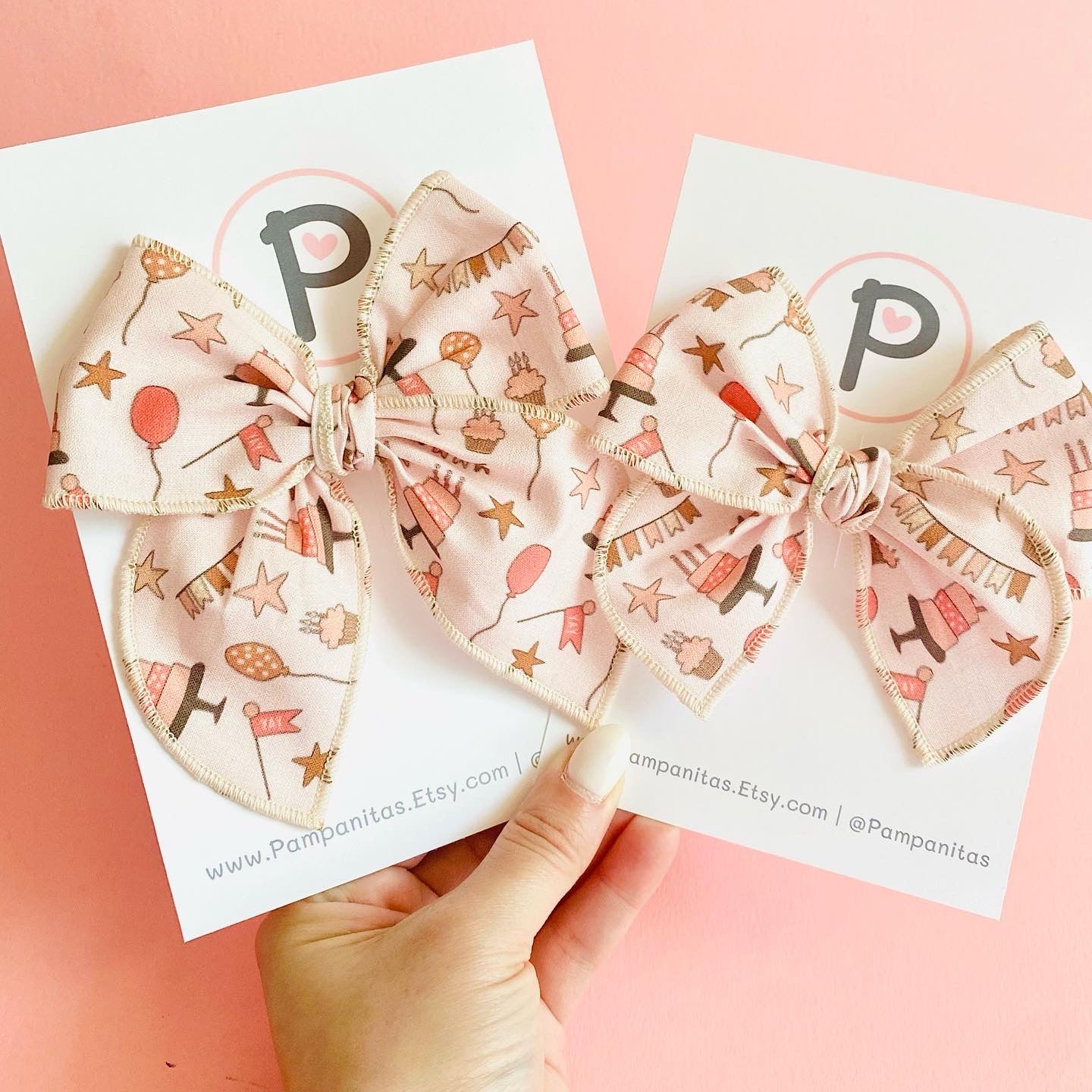 Neutral Birthday Party Pattern