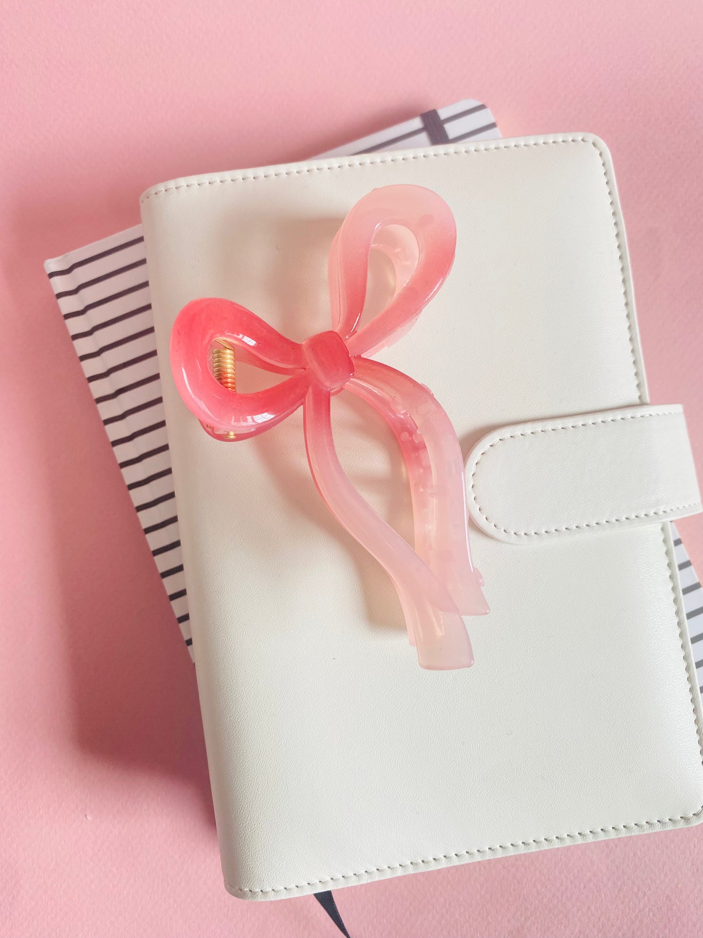 Pink Coquette Claw Clips
