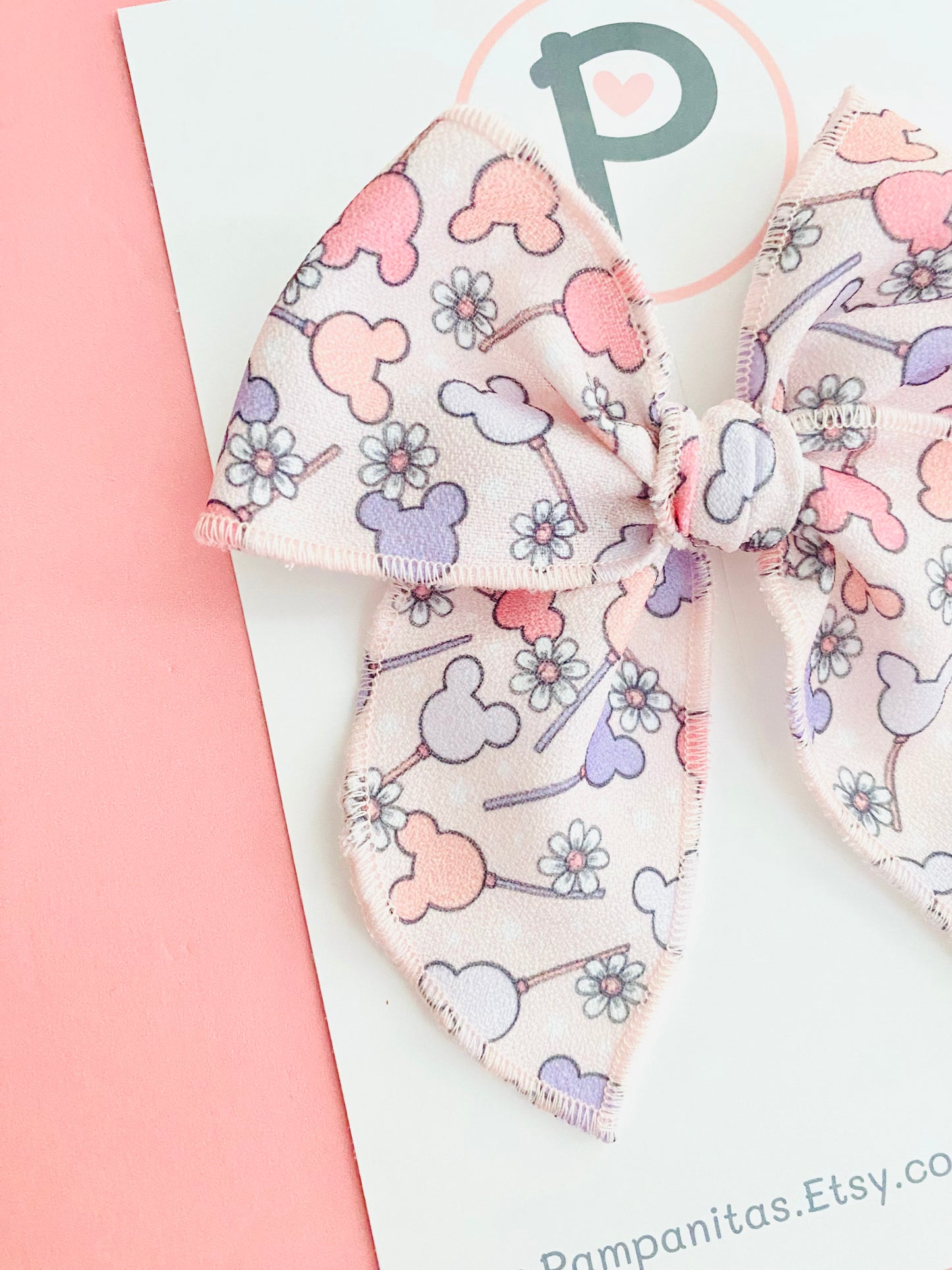 Mickey Head Lollipops in Spring