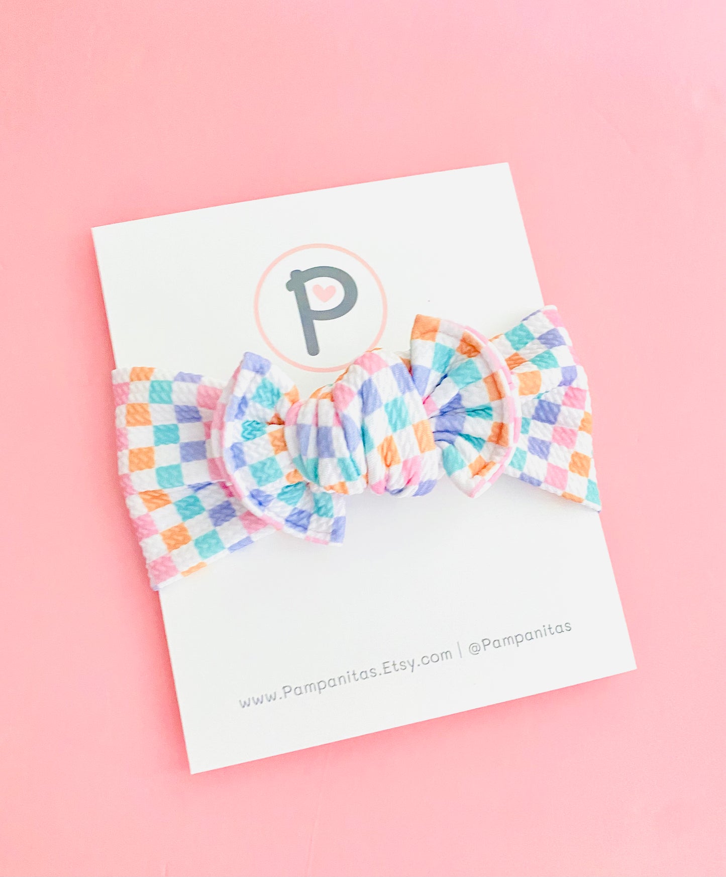 Retro Checkers - Pastel Color Pattern