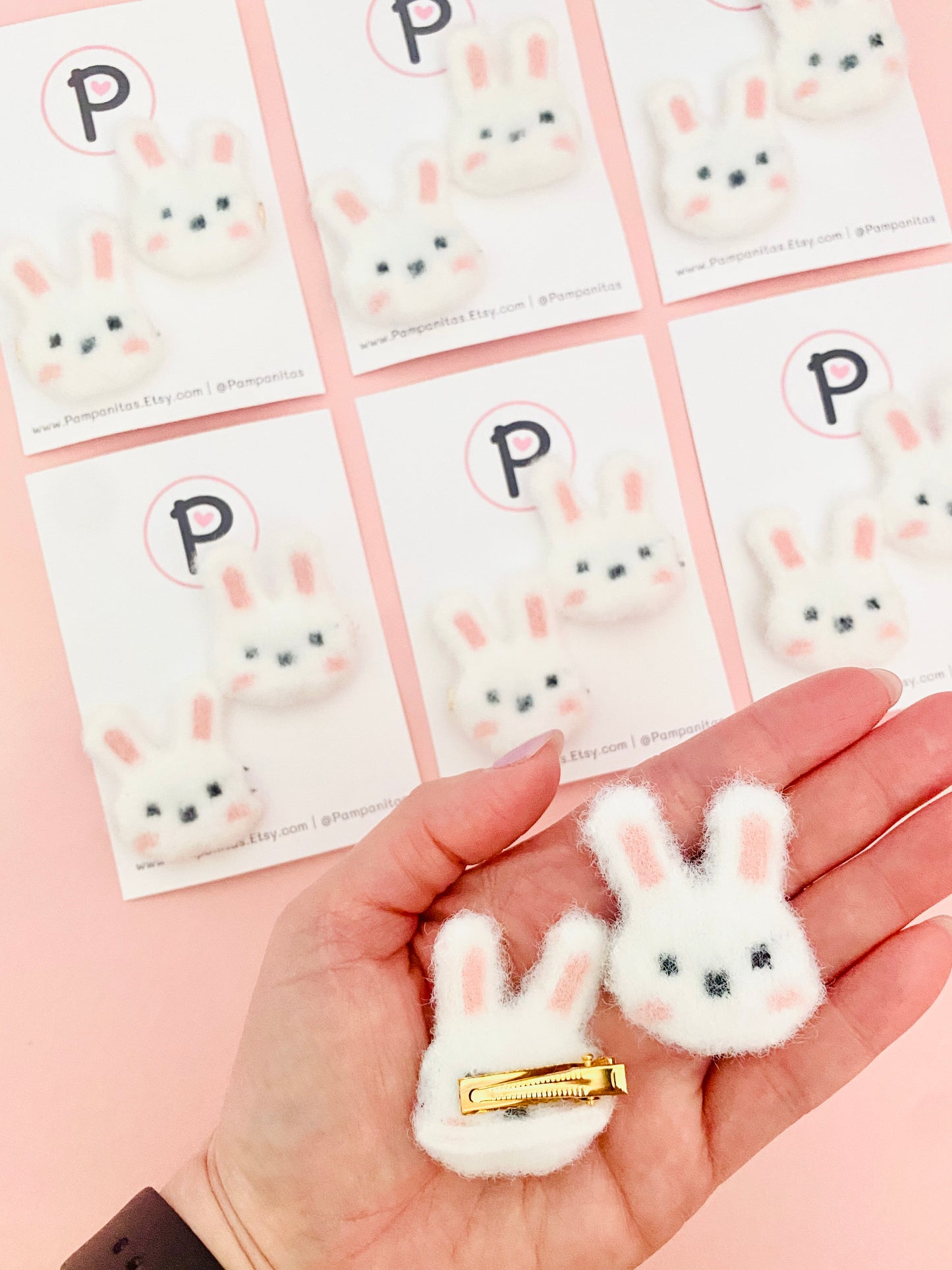 Bunnies Hair Clips