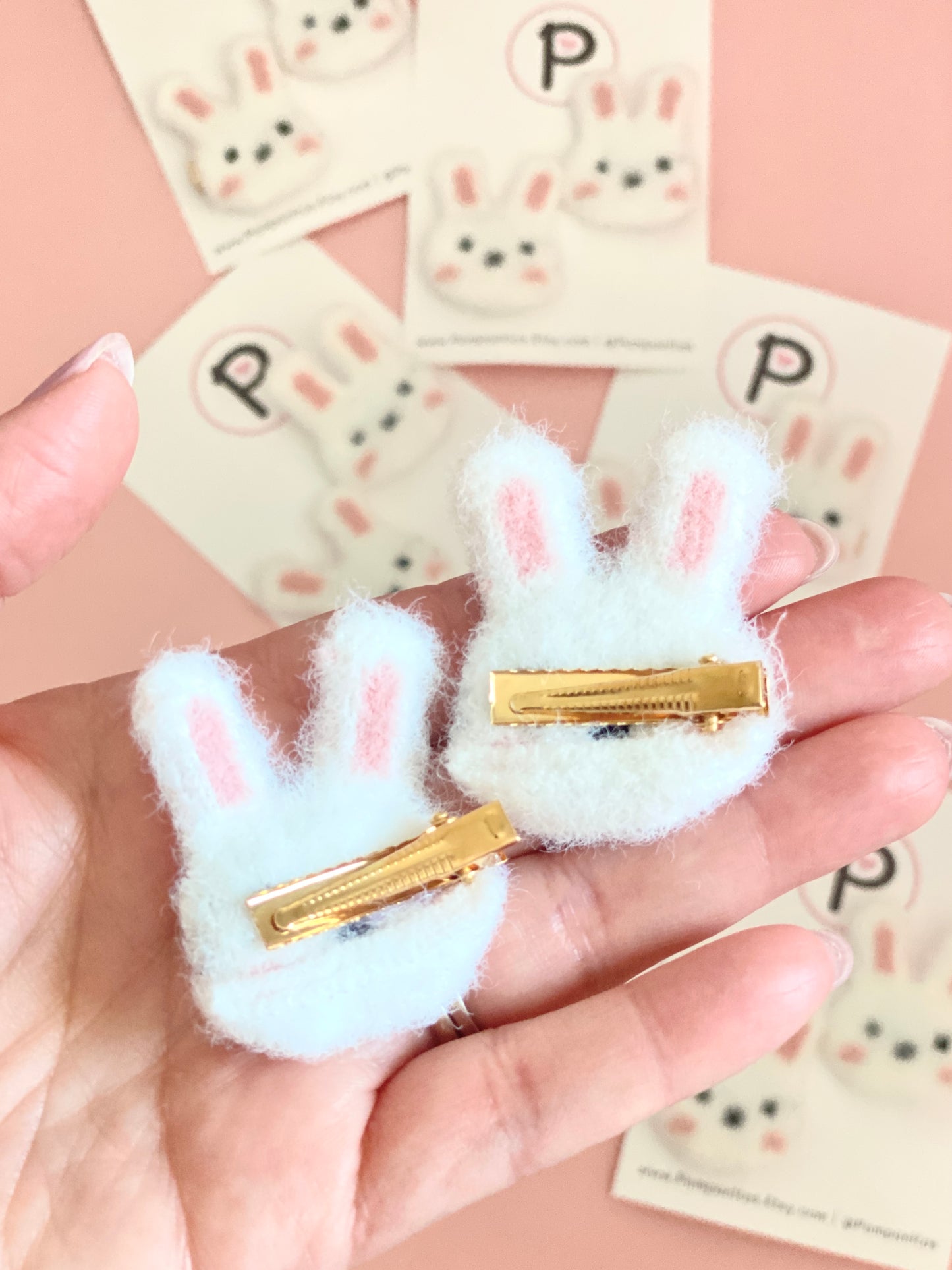Bunnies Hair Clips