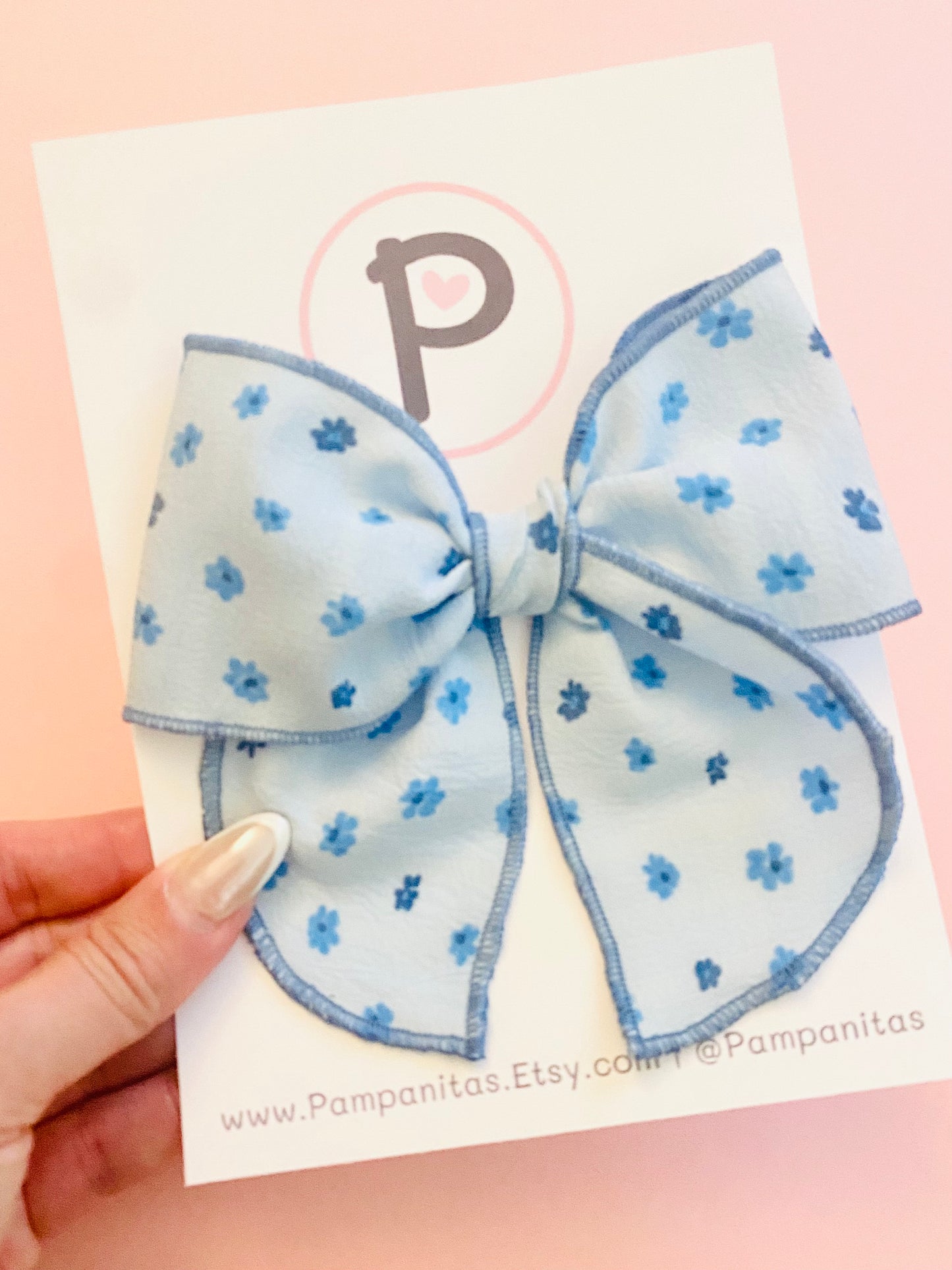 Blue Garden Amanda Bows