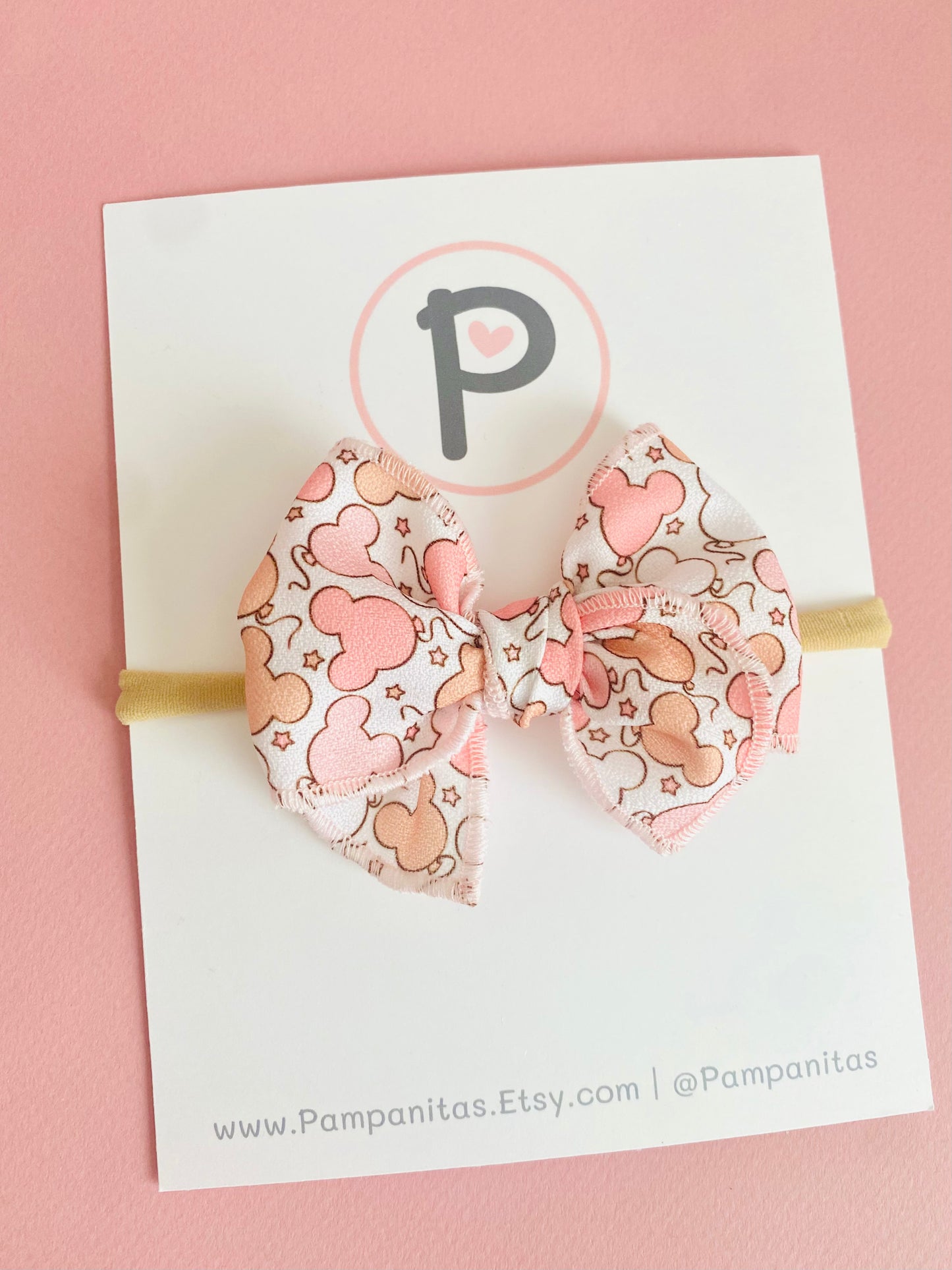 Mickey Head Balloons Neutral Colors