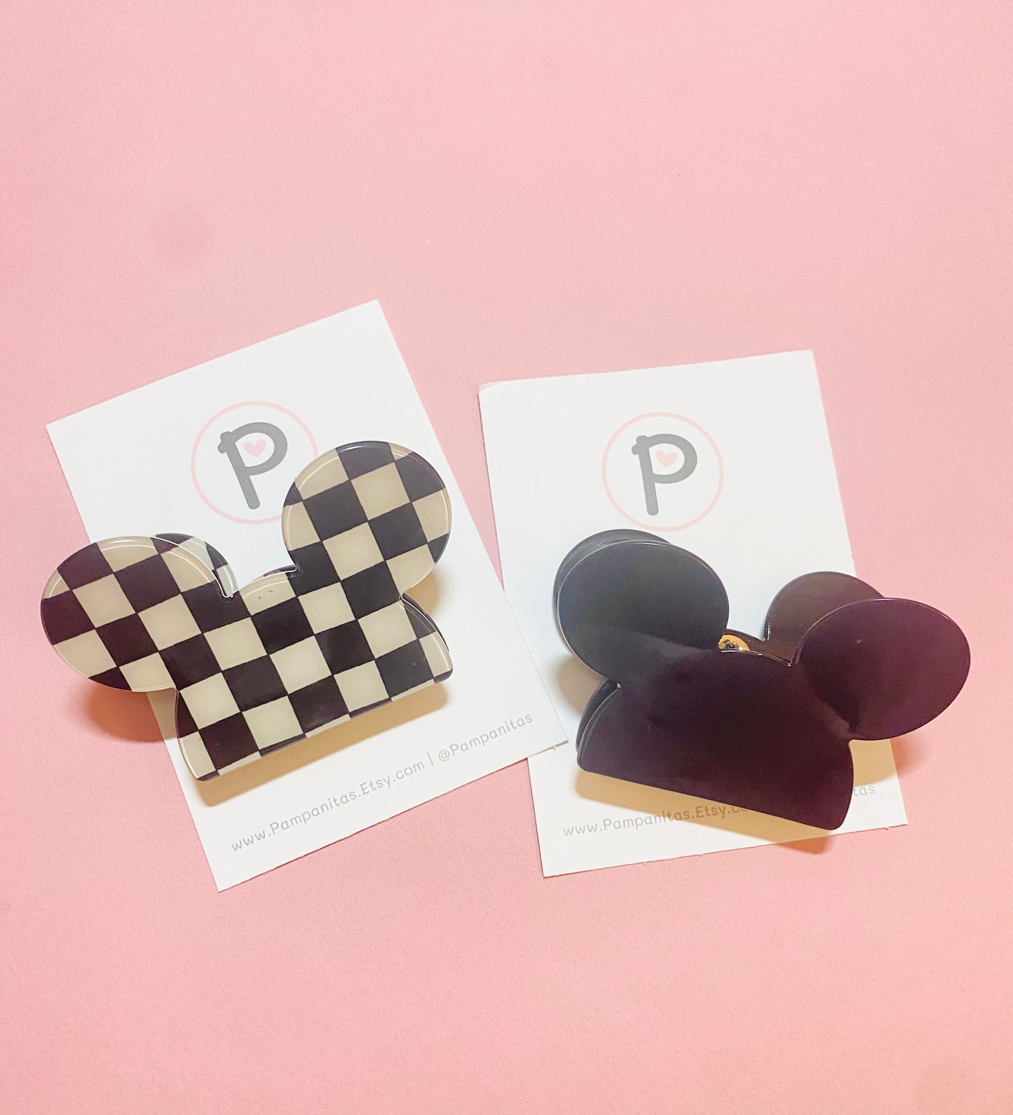 Mickey Head Claw Hair Clip