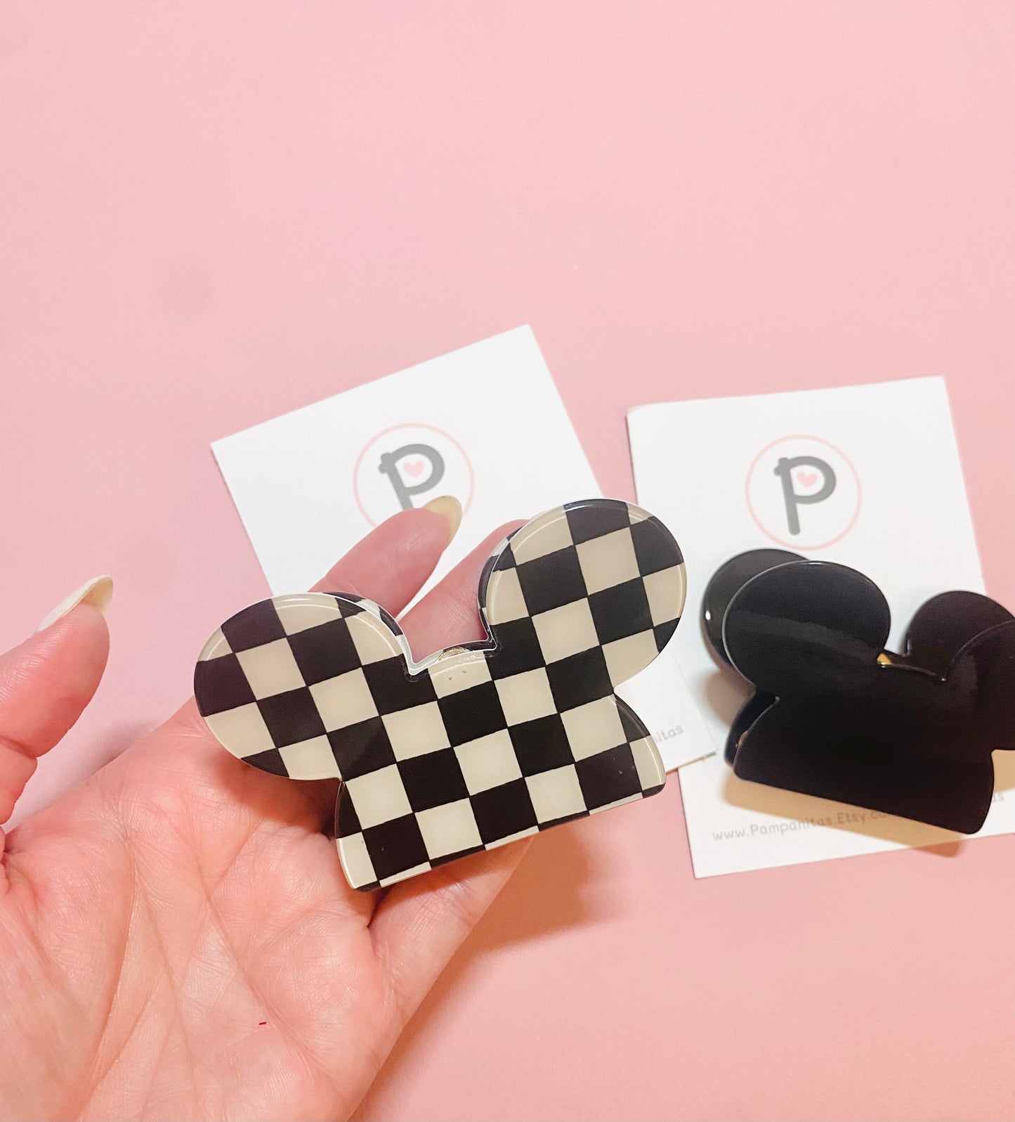 Mickey Head Claw Hair Clip
