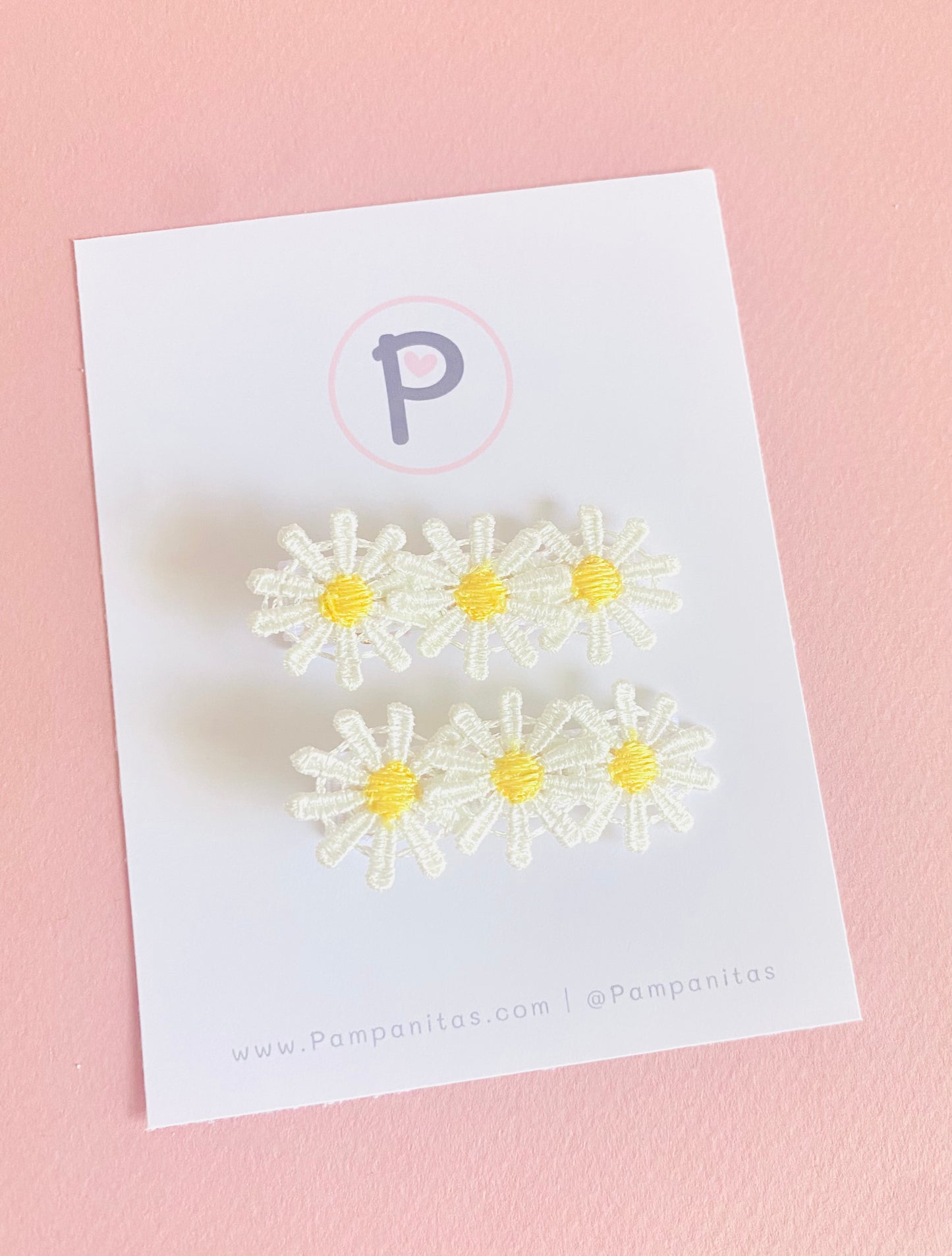 Daisies Hair Clips Set