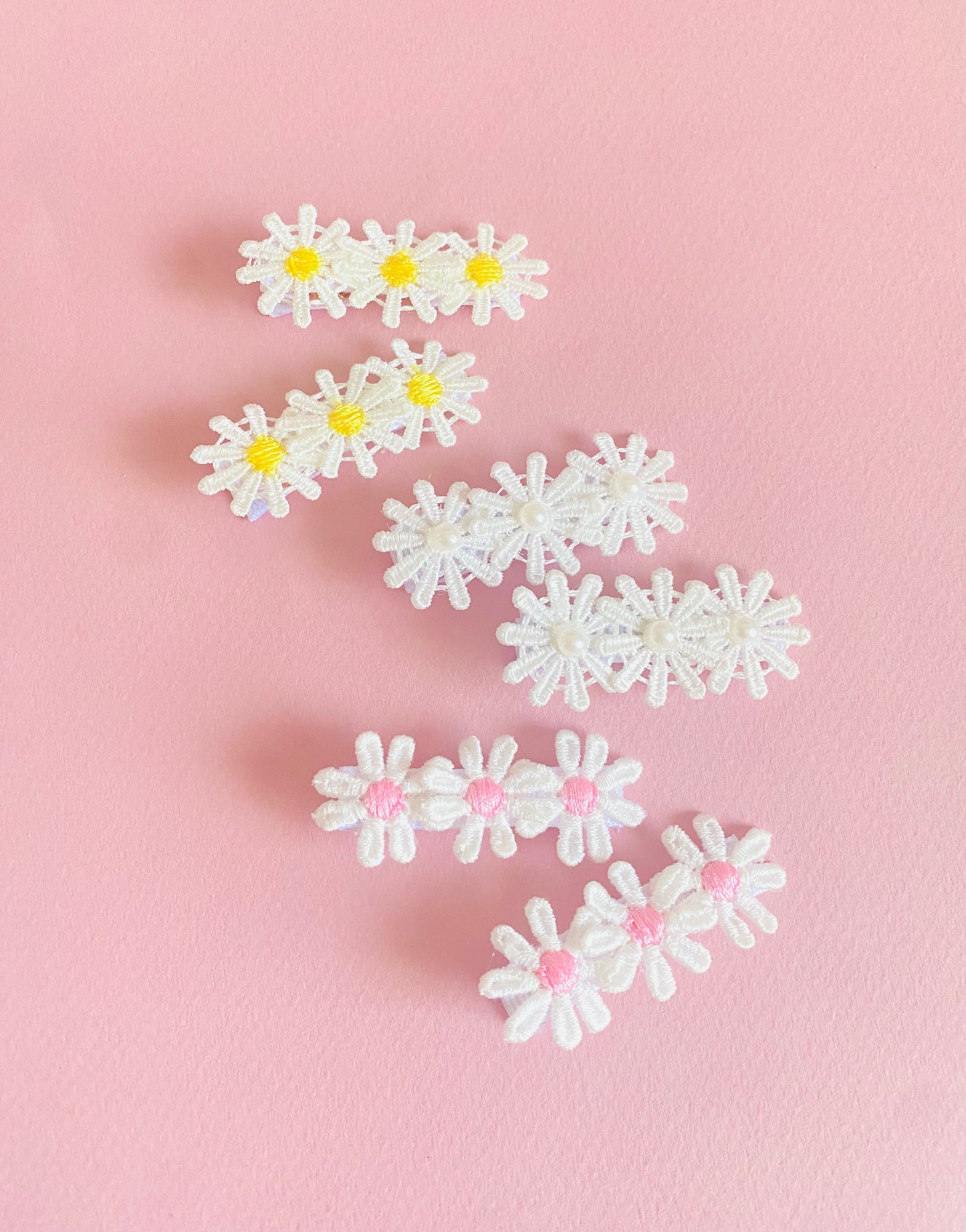 Daisies Hair Clips Set