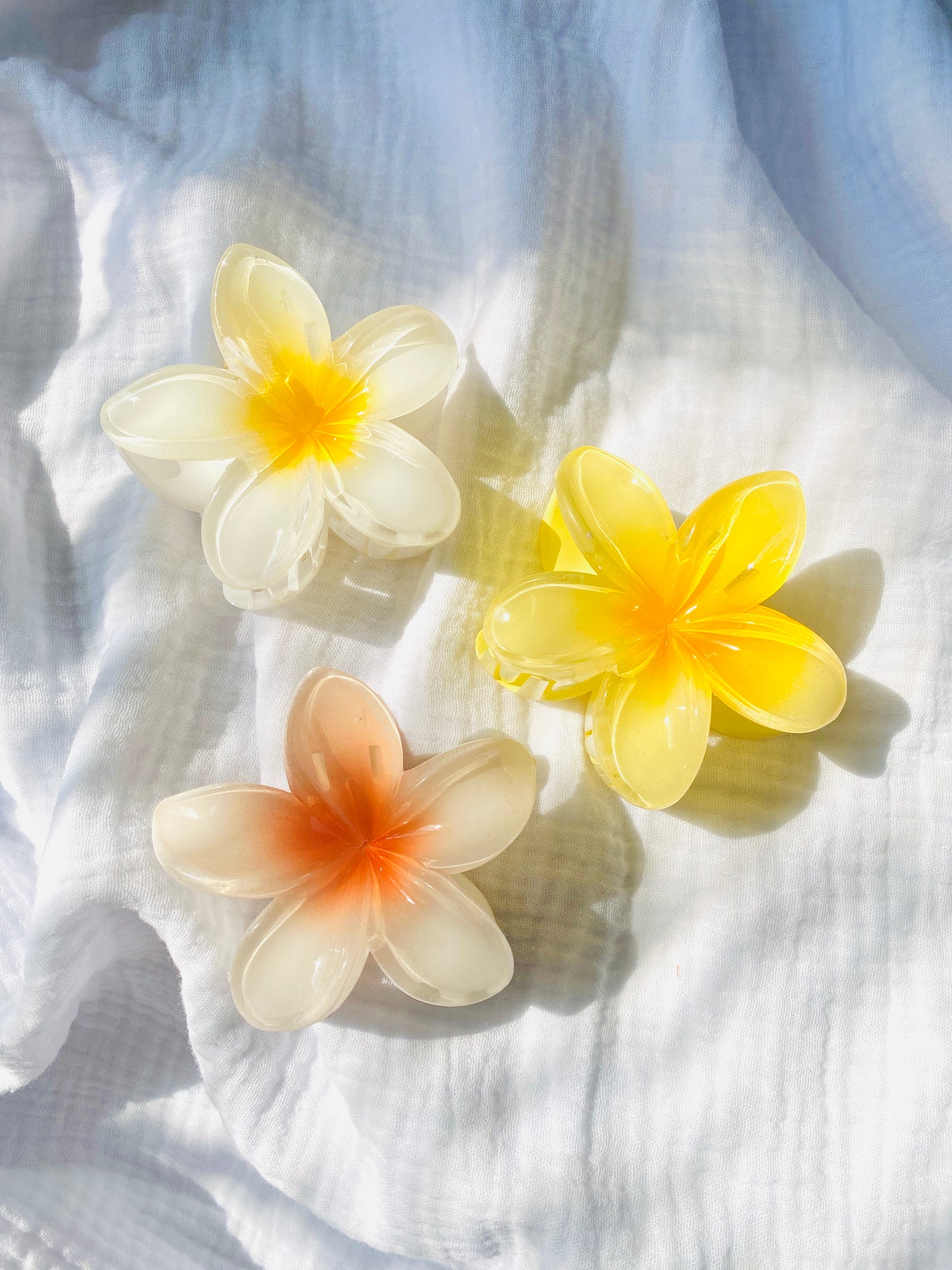 Hawaiian Flower Claw Clip